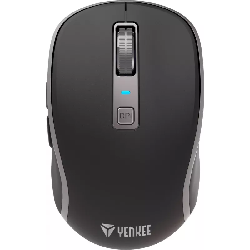 Rato sem fios Dual WiFi+Bluetooth, bateria recarregável, 5 botões