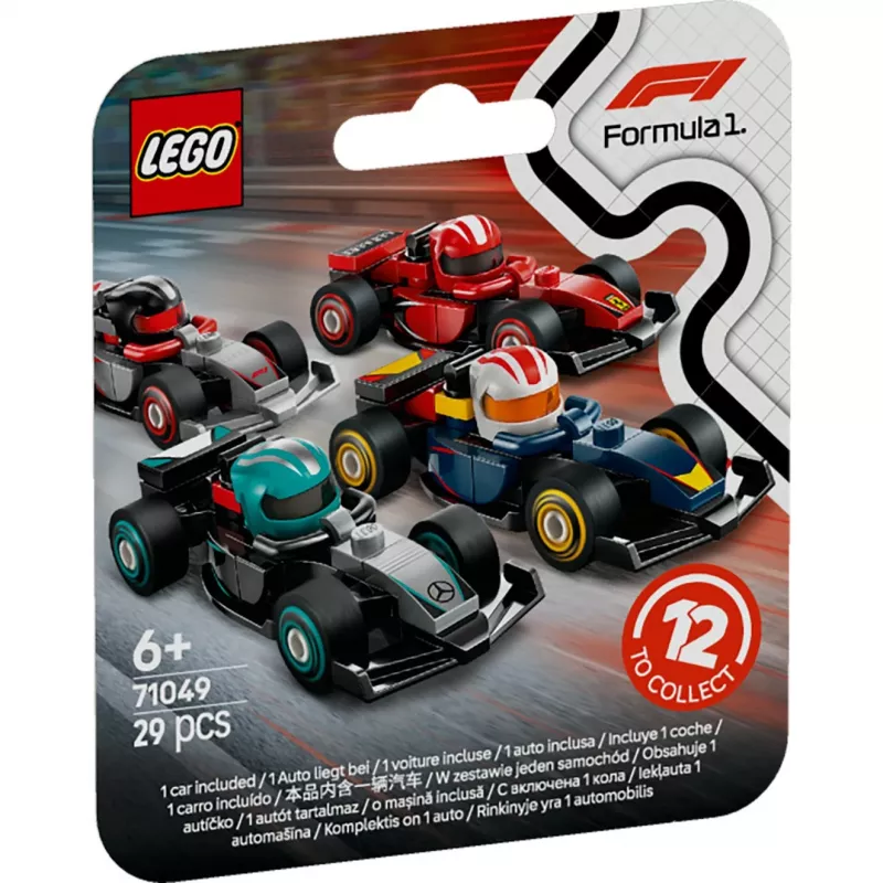 LEGO Minifigures 71049 Carros de corrida F1, de coleção, artigo sortido