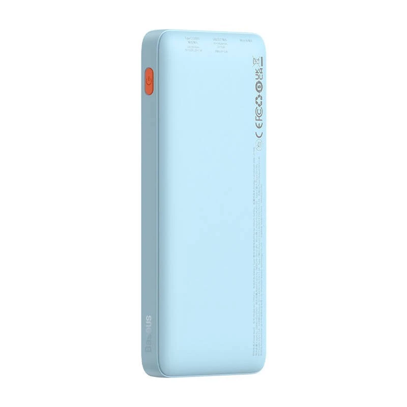Powerbank portátil Baseus Airpow 10000 mAh, 20W, LiPo, USB-C + USB-A, azul