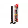 HSK DATA S10 3 m cabo de extensão 10 tomadas AC interior/exterior preto