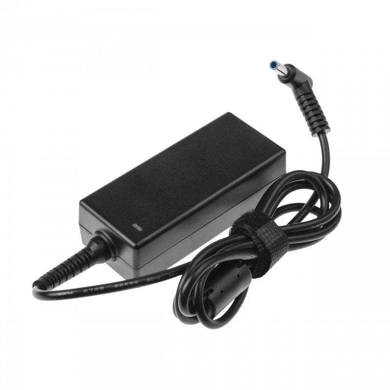 Fonte de alimentação AC-to-DC para portátil Green Cell AD74P 45W 19,5V 2,31A para interior, preto
