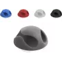 Suporte para cabos DeLOCK 18296 organizador de secretária-parede preto azul cinzento vermelho branco
