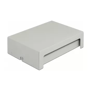Painel de ligação Keystone DeLOCK 43412 8 portas cinzento