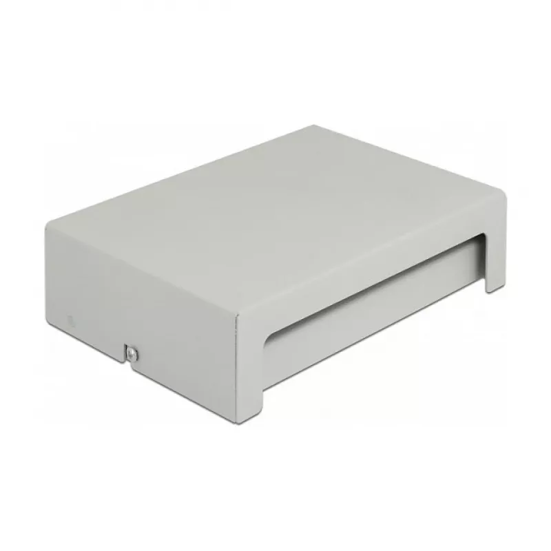 Painel de ligação Keystone DeLOCK 43412 8 portas cinzento