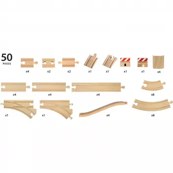 Brio World XXL Large Track sortido, caminho de ferro