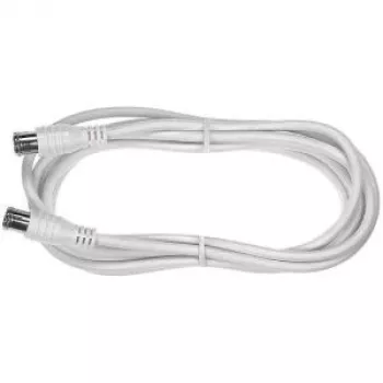 Cabo coaxial Axing SAK 991-00 branco