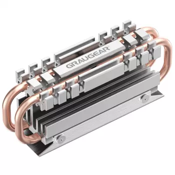 Dissipador de calor/radiador GRAUGEAR G-M2HS06 alumínio cobre para SSD M.2 NVMe