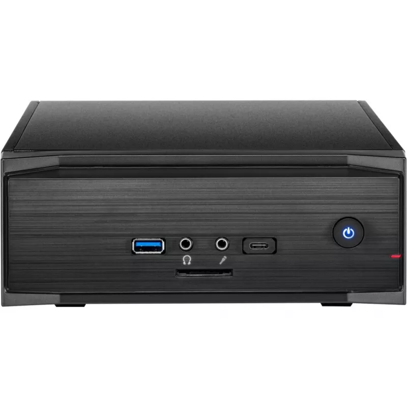 Caixa Inter-Tech MW-01 II Mini-ITX, USB 3.0 (tipo A+C) preto, leitor de cartões (88881244)