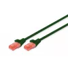 Cabo de rede Digitus CAT 6 U/UTP RJ-45 3m Verde