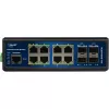 Switch PoE industrial ALLNET ALL-SGI8112PMJ 8+4 portas