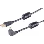 Cabo USB S/CONN 13-10002 USB 2.0 1 m preto