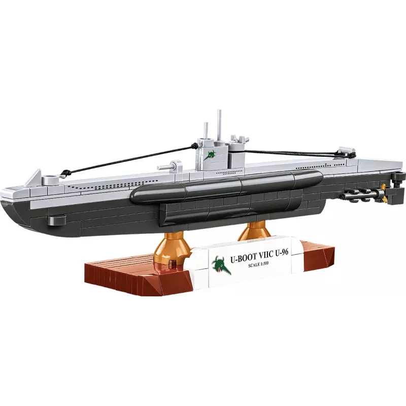 Modelo à escala de submarino Cobi Type VIIC 1:300, conjunto 4857