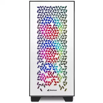 Sharkoon ELITE SHARK CA300H - Torre - PC - branca - ATX - EATX - micro ATX - Mini-ITX - metal - vidro temperado - gaming
