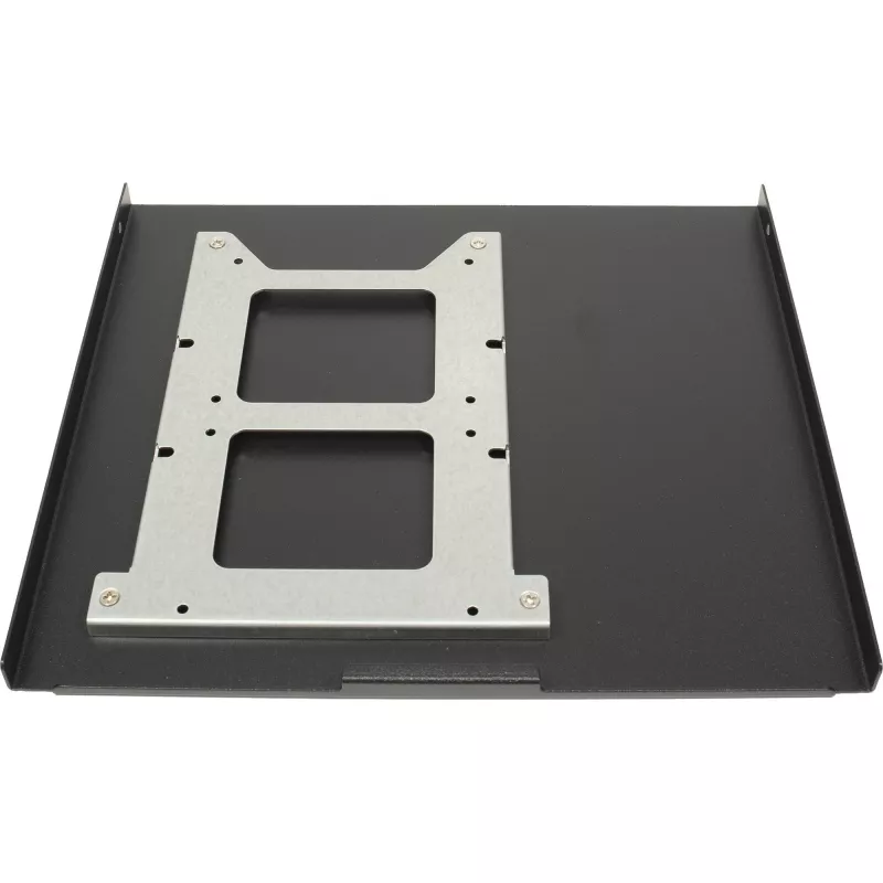 Caixa de PC INTER-TECH S21 preta/prateada, suporte ATX para 6 ventoinhas