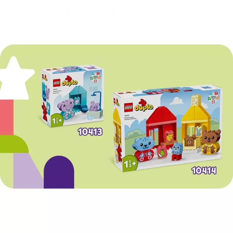 LEGO DUPLO As minhas primeiras rotinas diárias: refeições e hora de dormir 10414