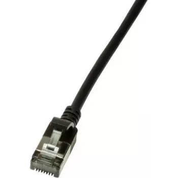 LogiLink cabo de rede fino U/FTP 3 m Cat6a U/FTP (STP) preto (CQ9063S)
