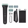 Aparador de pelos corporais Philips 5000 Series BG5480/15 — lâmina de folha, bateria de lítio sem fios, barbear a seco e molhado, preto