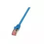 Cabo de rede LogiLink 3 m Cat.6 RJ-45 S/FTP azul