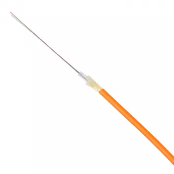 Microcabo ótico FIBERHOME 2,5 mm 4FO G.657A1 PE laranja em bobina de 4 km