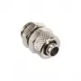 Conector reto G1/4 polegadas para 10/8 mm - prateado brilhante