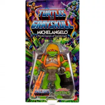 Masters of the Universe Origins Turtles of Grayskull Michelangelo, figura de ação