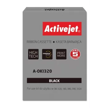 Activejet A-OKI320 fita, substituta de OKI 9002303, Supreme, 3.000.000 de caracteres, preta, 100 un.