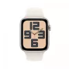 Watch SE GPS + Cellular 40 mm caixa de alumínio Starlight com pulseira desportiva Starlight - M/L