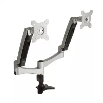 Suporte para dois monitores SilverStone SST-ARM22SC - Prateado