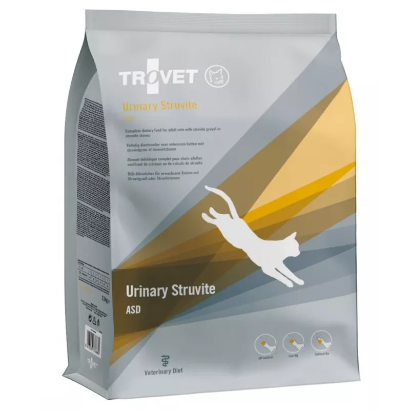 TROVET Urinary Struvite ASD - comida seca para gatos - 2,5 kg