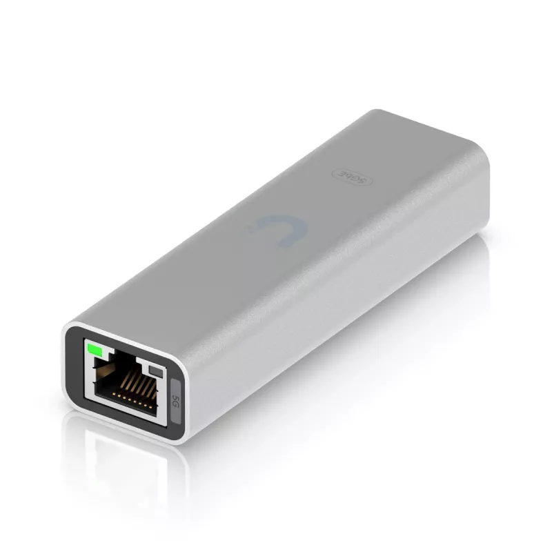 Ubiquiti Plug-and-Play, conectividade de rede 5GbE sem interrupções através de Ethernet (UACC-ADAPTER-RJ45-USBC-5GE)