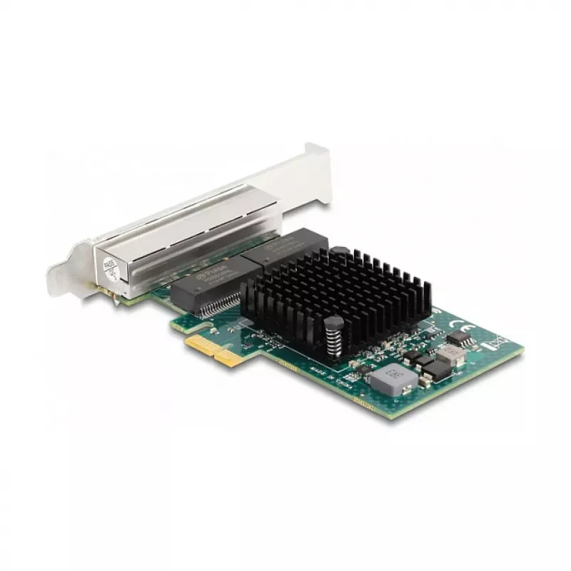 Placa DeLOCK PCI Express x1 para 4 x RJ45 Gigabit LAN BCM