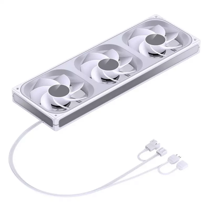 Ventoinha de refrigeração Jonsbo ZB-360 Reverse Blade PWM ARGB 360mm branca