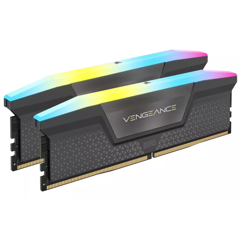 Memória RAM Corsair D5 6400 32GB C36 Vengeance RGB K2 2x16GB 1.35V (CMH32GX5M2B6400Z36)