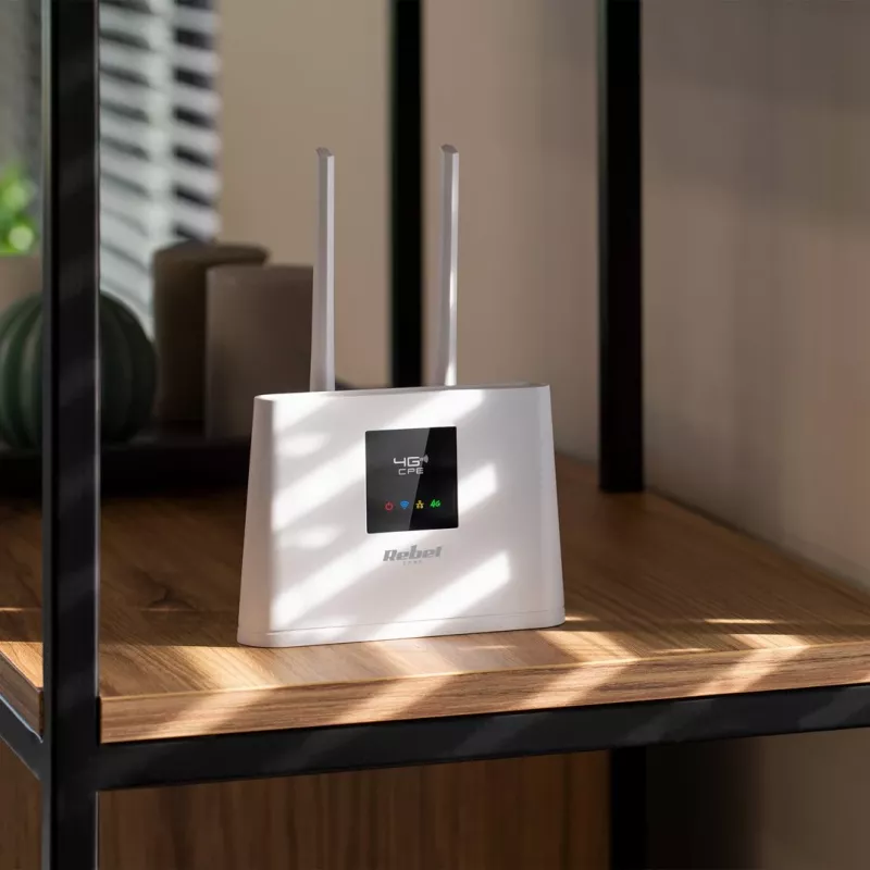 Router Rebel Comp RB-0702 4G LTE — router móvel/LTE, suporte SIM
