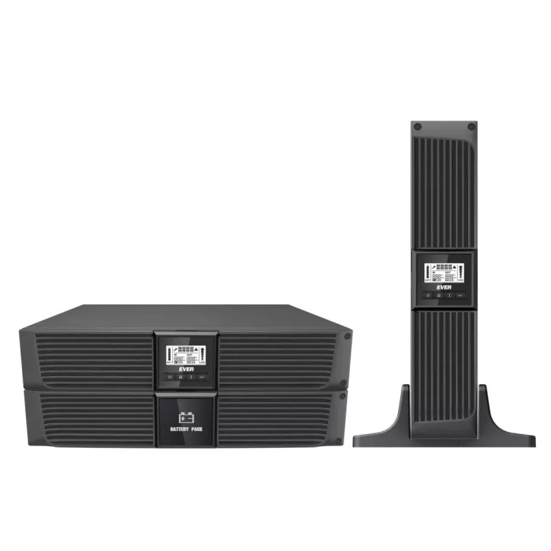UPS EVER RT 1000 T 1000VA 800W – UPS Online Rack/Torre, 1000 VA, 800 W de saída
