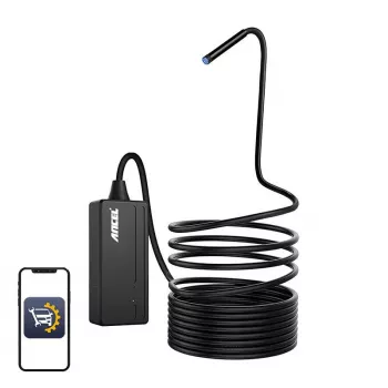 Câmara de inspeção Ancel W655 WiFi – boroscópio sem fios para inspeção visual (modelo W655)