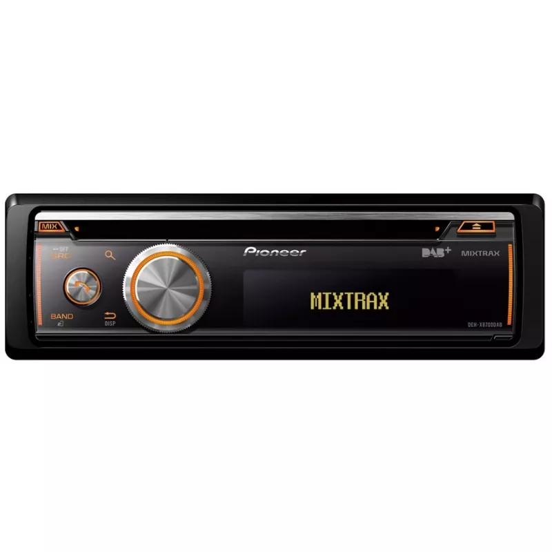 Receptor de Media para Automóvel Pioneer DEH-X8700DAB Preto