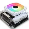 Dissipador de CPU Thermalright AXP120 X67 ARGB de perfil baixo - 120 mm, branco (AXP120 X67 branco ARGB)