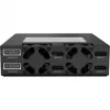 ICY DOCK - ToughArmor - MB994SP-4S - backplane SAS/SATA II, sem bandeja, 4x SAS/SATA 2,5 polegadas interno para 4x SATA host - alumínio - preto - SAS/SATA 6 Gbit/s - ventoinha de 40 mm