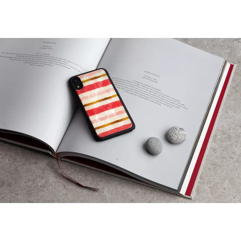 Capa para smartphone iKins para iPhone XR — design short cake, preta