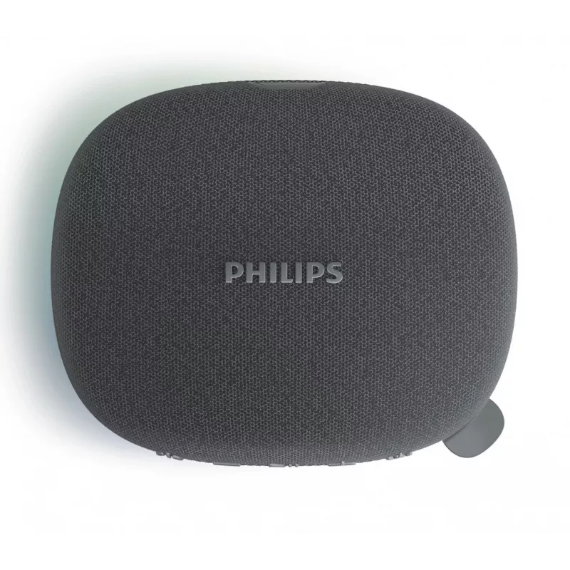 Altifalante Bluetooth Philips TAS2307BK/00 com luzes integradas, reprodução de áudio sem fios