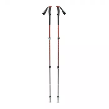 Bastões de trekking Black Diamond Trail Trekking Poles Iron Red