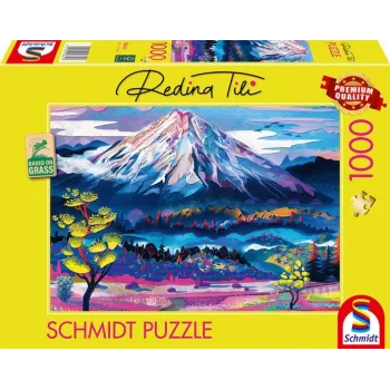 Redina Tili: A tranquilidade da montanha, Puzzle 1000 peças