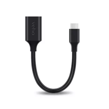 Adaptador USB-C para USB 3.1 Veho VCL-220-USBCA, design compacto, USB-C para USB-A
