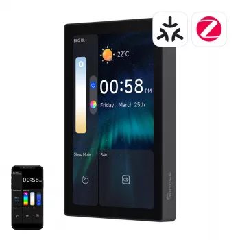 SONOFF NSPanel Pro 120 Painel de controlo inteligente Matter WiFi/Bluetooth/ZigBee (preto)