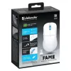 Rato sem fios DEFENDER FAME GM-516 RF+BT 10000DPI 6P branco