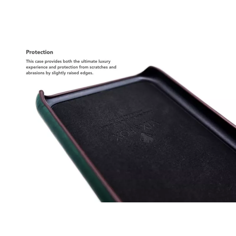 Capa traseira com compartimento para cartões VixFox para iPhone XSMAX – verde floresta, capa protetora traseira com compartimento para cartões