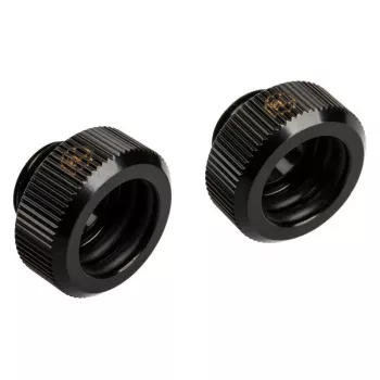 Adaptador G1/4 polegadas rosca macho para tubo rígido 14 mm, BitsPower Touchaqua TA-FH14-GB, pack de 2, preto