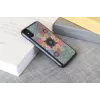Capa para smartphone iKins para iPhone XS / XS S — design Flower Garden, preto