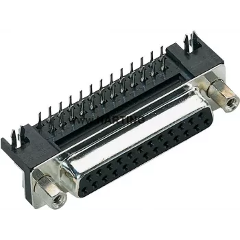 Harting D-SUB conector macho 90° N.º de polos: 25 soldar 09 68 363 5812 1 unid. (09 68 363 5812)